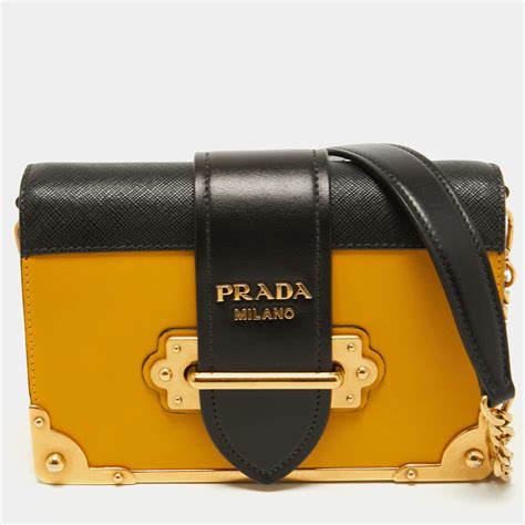 prada bag yellow|the prada cahier bag.